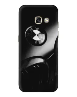 Чехол для Samsung Galaxy A3 2017 (A320, A320F) с картинкой «Эмблема BMW — макро»