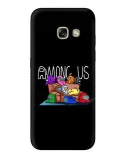 Чехол для Samsung Galaxy A3 2017 (A320, A320F) с картинкой «Логотип Among Us»