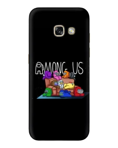 Чехол для Samsung Galaxy A3 2017 (A320, A320F) с картинкой «Логотип Among Us»