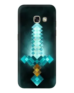 Чехол для Samsung Galaxy A3 2017 (A320, A320F) с картинкой «Алмазный меч неон»