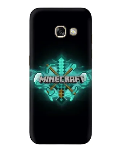 Чехол для Samsung Galaxy A3 2017 (A320, A320F) с картинкой «Minecraft Diamond лого»