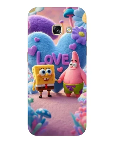 Чехол для Samsung Galaxy A3 2017 (A320, A320F) с картинкой «Губка Боб Патрик»