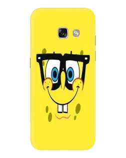 Чехол для Samsung Galaxy A3 2017 (A320, A320F) с картинкой «Минималистичный Спанч Боб» Чехол для Samsung Galaxy A3 2017 (A320, A320F) с картинкой «Минималистичный Спанч Боб»