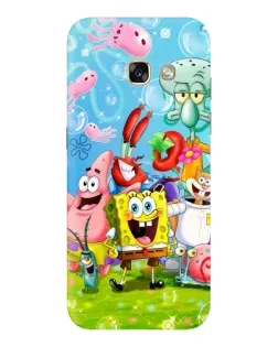 Чехол для Samsung Galaxy A3 2017 (A320, A320F) с картинкой «Губка Боб и друзья» Чехол для Samsung Galaxy A3 2017 (A320, A320F) с картинкой «Губка Боб и друзья»