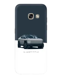 Чехол для Samsung Galaxy A3 2017 (A320, A320F) с картинкой «Серебристый Cybertruck Tesla» Чехол для Samsung Galaxy A3 2017 (A320, A320F) с картинкой «Серебристый Cybertruck Tesla»