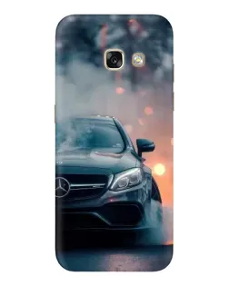 Чехол для Samsung Galaxy A3 2017 (A320, A320F) с картинкой «Mercedes — ночной город»