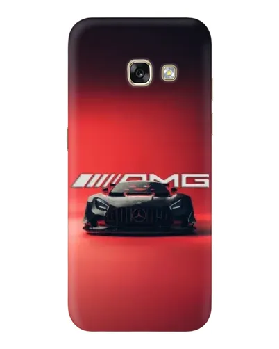 Чехол для Samsung Galaxy A3 2017 (A320, A320F) с картинкой «Mercedes AMG — красная линия»