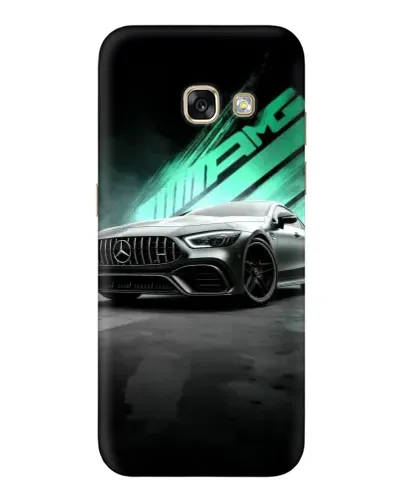Чехол для Samsung Galaxy A3 2017 (A320, A320F) с картинкой «Темный Mercedes AMG»