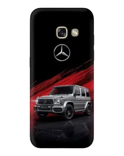 Чехол для Samsung Galaxy A3 2017 (A320, A320F) с картинкой «Mercedes G-Class красный»