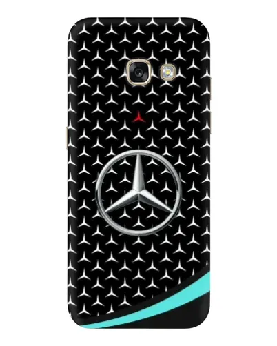 Чехол для Samsung Galaxy A3 2017 (A320, A320F) с картинкой «Mercedes — бирюзовый акцент»