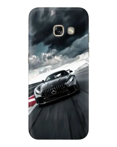 Чехол для Samsung Galaxy A3 2017 (A320, A320F) с картинкой «Гоночный Mercedes AMG»