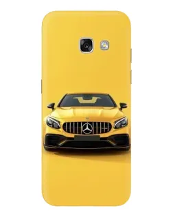 Чехол для Samsung Galaxy A3 2017 (A320, A320F) с картинкой «Желтый Mercedes GT»