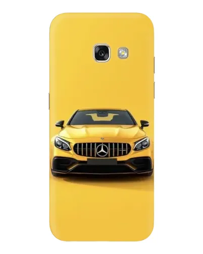Чехол для Samsung Galaxy A3 2017 (A320, A320F) с картинкой «Желтый Mercedes GT»