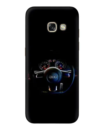 Чехол для Samsung Galaxy A3 2017 (A320, A320F) с картинкой «Салон Audi — руль»