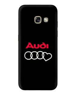 Чехол для Samsung Galaxy A3 2017 (A320, A320F) с картинкой «Логотип Audi Heart»