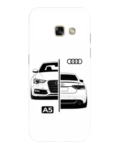 Чехол для Samsung Galaxy A3 2017 (A320, A320F) с картинкой «Audi — контрастный дизайн»
