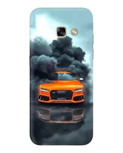 Чехол для Samsung Galaxy A3 2017 (A320, A320F) с картинкой «Audi в облаках дыма»