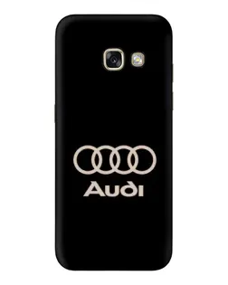 Чехол для Samsung Galaxy A3 2017 (A320, A320F) с картинкой «Audi — золотой логотип»
