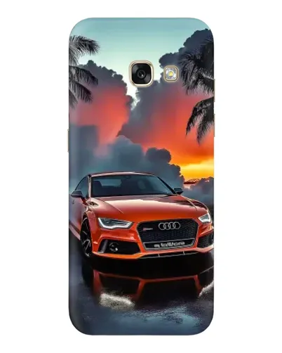 Чехол для Samsung Galaxy A3 2017 (A320, A320F) с картинкой «Audi — закат»