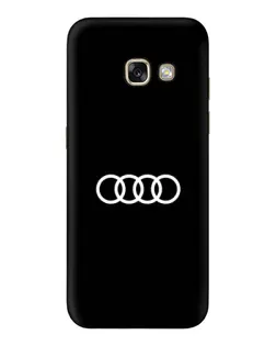 Чехол для Samsung Galaxy A3 2017 (A320, A320F) с картинкой «Audi White Logo»