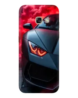 Чехол для Samsung Galaxy A3 2017 (A320, A320F) с картинкой «Lamborghini красное сияние»