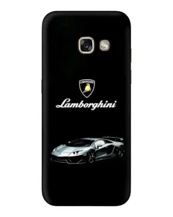 Чехол для Samsung Galaxy A3 2017 (A320, A320F) с картинкой «Логотип Lamborghini классика»