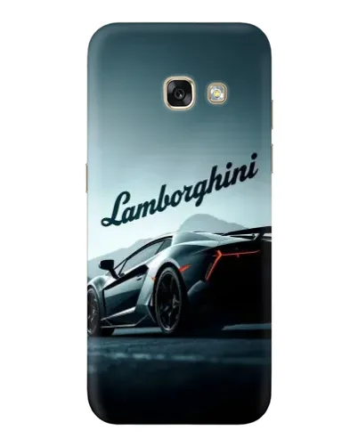 Чехол для Samsung Galaxy A3 2017 (A320, A320F) с картинкой «Классическая надпись Lamborghini»
