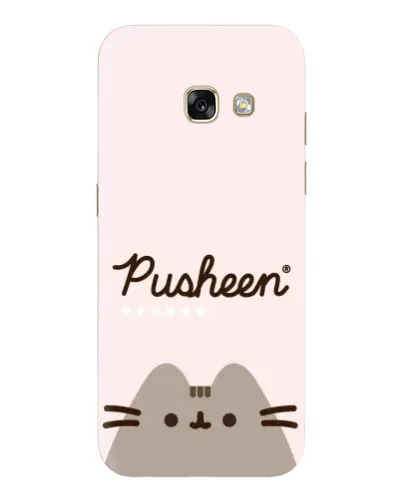 Чехол для Samsung Galaxy A3 2017 (A320, A320F) с картинкой «Pusheen логотип»