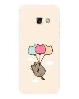 Чехол для Samsung Galaxy A3 2017 (A320, A320F) с картинкой «Пушин на шариках»
