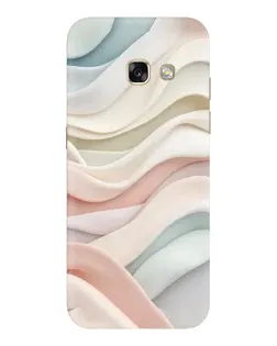 Чехол для Samsung Galaxy A3 2017 (A320, A320F) с картинкой «Пастельные нежные волны»