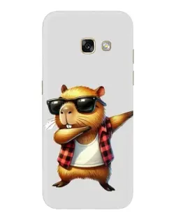 Чехол для Samsung Galaxy A3 2017 (A320, A320F) с картинкой «Капибара рэпер даб»