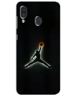 Чехол для Samsung Galaxy A30 2019 (A305F) с картинкой «Jordan Gradient Logo» Чехол для Samsung Galaxy A30 2019 (A305F) с картинкой «Jordan Gradient Logo»