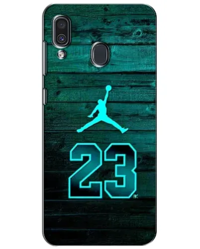 Чехол для Samsung Galaxy A30 2019 (A305F) с картинкой «Jordan Cyan 23» Чехол для Samsung Galaxy A30 2019 (A305F) с картинкой «Jordan Cyan 23»