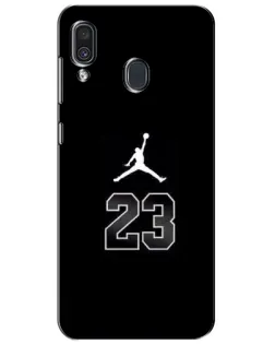 Чехол для Samsung Galaxy A30 2019 (A305F) с картинкой «Jordan Flight 23» Чехол для Samsung Galaxy A30 2019 (A305F) с картинкой «Jordan Flight 23»
