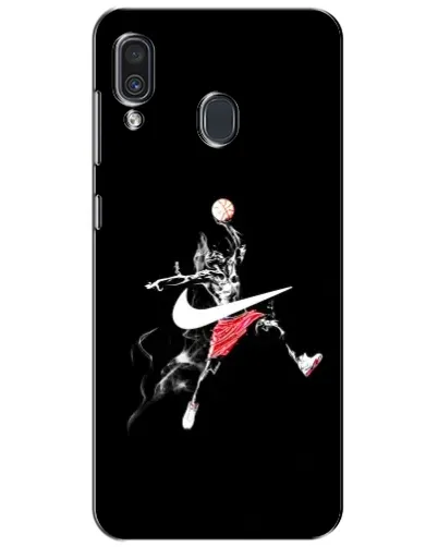 Чехол для Samsung Galaxy A30 2019 (A305F) с картинкой «Jordan Jumpman» Чехол для Samsung Galaxy A30 2019 (A305F) с картинкой «Jordan Jumpman»