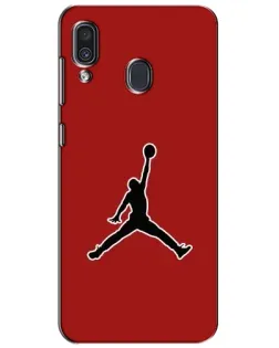 Чехол для Samsung Galaxy A30 2019 (A305F) с картинкой «Jordan Red Back» Чехол для Samsung Galaxy A30 2019 (A305F) с картинкой «Jordan Red Back»