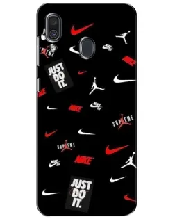 Чехол для Samsung Galaxy A30 2019 (A305F) с картинкой «Nike Mix Pattern» Чехол для Samsung Galaxy A30 2019 (A305F) с картинкой «Nike Mix Pattern»