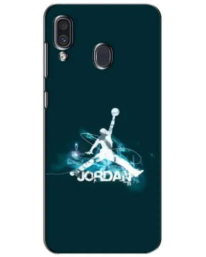 Чехол для Samsung Galaxy A30 2019 (A305F) с картинкой «Jordan Blue Fire» Чехол для Samsung Galaxy A30 2019 (A305F) с картинкой «Jordan Blue Fire»