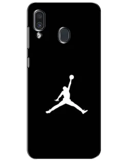 Чехол для Samsung Galaxy A30 2019 (A305F) с картинкой «Jordan Silhouette» Чехол для Samsung Galaxy A30 2019 (A305F) с картинкой «Jordan Silhouette»