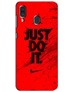 Чехол для Samsung Galaxy A30 2019 (A305F) с картинкой «Nike Just Do It» Чехол для Samsung Galaxy A30 2019 (A305F) с картинкой «Nike Just Do It»