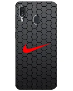 Чехол для Samsung Galaxy A30 2019 (A305F) с картинкой «Nike — карбоновая сетка» Чехол для Samsung Galaxy A30 2019 (A305F) с картинкой «Nike — карбоновая сетка»
