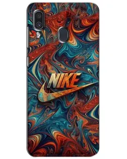 Чехол для Samsung Galaxy A30 2019 (A305F) с картинкой «Nike в абстракции» Чехол для Samsung Galaxy A30 2019 (A305F) с картинкой «Nike в абстракции»