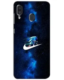 Чехол для Samsung Galaxy A30 2019 (A305F) с картинкой «Звездный путь Nike» Чехол для Samsung Galaxy A30 2019 (A305F) с картинкой «Звездный путь Nike»
