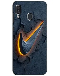 Чехол для Samsung Galaxy A30 2019 (A305F) с картинкой «Объемный логотип Найк» Чехол для Samsung Galaxy A30 2019 (A305F) с картинкой «Объемный логотип Найк»