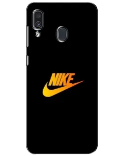 Чехол для Samsung Galaxy A30 2019 (A305F) с картинкой «Золотой логотип Nike» Чехол для Samsung Galaxy A30 2019 (A305F) с картинкой «Золотой логотип Nike»