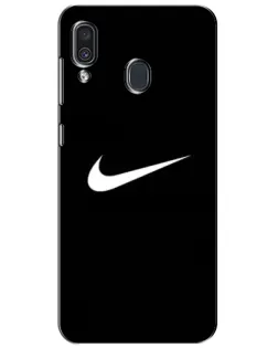 Чехол для Samsung Galaxy A30 2019 (A305F) с картинкой «Минималистический Найк» Чехол для Samsung Galaxy A30 2019 (A305F) с картинкой «Минималистический Найк»