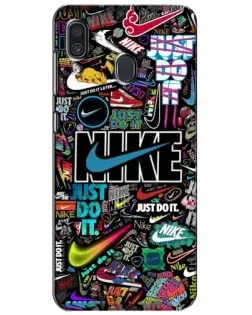 Чехол для Samsung Galaxy A30 2019 (A305F) с картинкой «Яркий коллаж Nike» Чехол для Samsung Galaxy A30 2019 (A305F) с картинкой «Яркий коллаж Nike»
