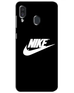Чехол для Samsung Galaxy A30 2019 (A305F) с картинкой «Мазки краски Nike» Чехол для Samsung Galaxy A30 2019 (A305F) с картинкой «Мазки краски Nike»