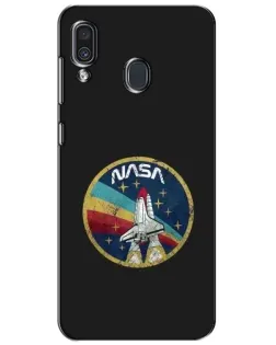 Чехол для Samsung Galaxy A30 2019 (A305F) с картинкой «NASA — эмблема миссии» Чехол для Samsung Galaxy A30 2019 (A305F) с картинкой «NASA — эмблема миссии»