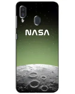 Чехол для Samsung Galaxy A30 2019 (A305F) с картинкой «NASA — лунный градиент» Чехол для Samsung Galaxy A30 2019 (A305F) с картинкой «NASA — лунный градиент»